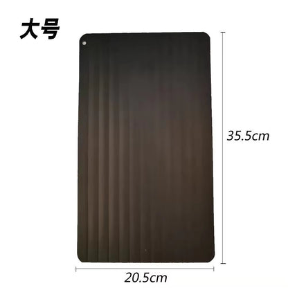 1Pcs Aluminum Alloy Rapid Defrosting Tray Quick Thawing Cold Steak Fish Fruit Meat Food Defrosting Board Household Kitchen Tools