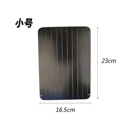 1Pcs Aluminum Alloy Rapid Defrosting Tray Quick Thawing Cold Steak Fish Fruit Meat Food Defrosting Board Household Kitchen Tools