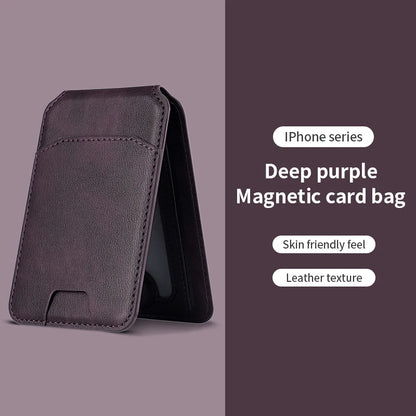 Luxury for Magsafe Magnetic Leather Wallet Holder Case for Iphone 16 15 14 13 12 Pro Max Card Holder Phone Bag Cover Accessories