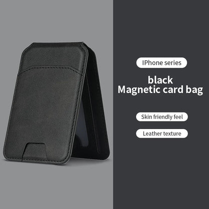 Luxury for Magsafe Magnetic Leather Wallet Holder Case for Iphone 16 15 14 13 12 Pro Max Card Holder Phone Bag Cover Accessories