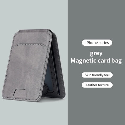 Luxury for Magsafe Magnetic Leather Wallet Holder Case for Iphone 16 15 14 13 12 Pro Max Card Holder Phone Bag Cover Accessories